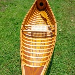 K034 Wooden Canoe With Ribs Curved bow 10ft 